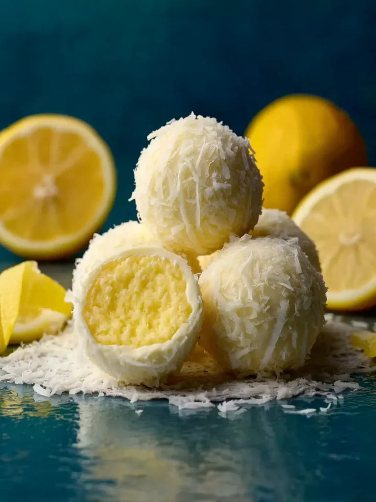 Lemon White Chocolate Truffles First Image