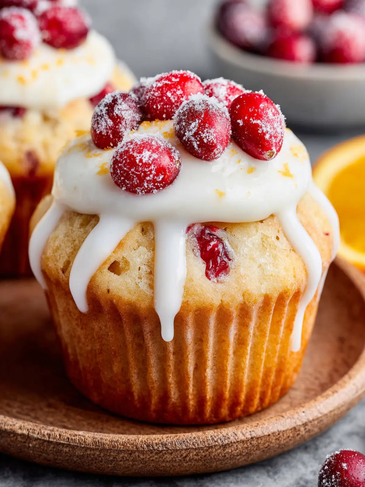 Cranberry Orange Muffins First Image