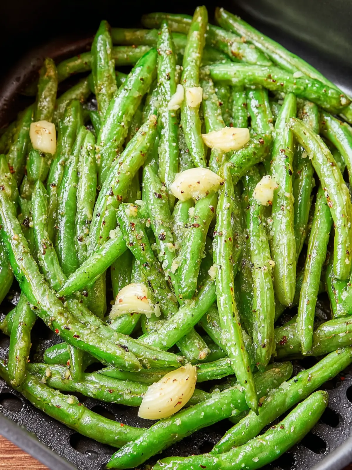 Garlic Roasted Green Beans (in Air Fryer) First Image