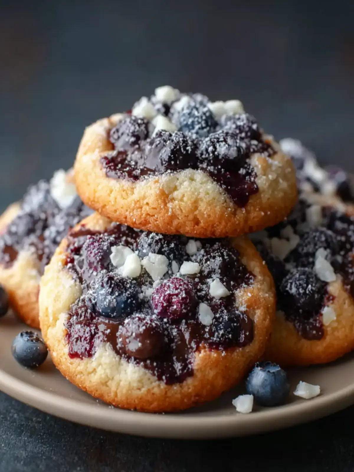 Blueberry Heaven Cookies: A Chocolate Delight First Image