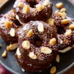 Chocolate Apple Donuts First Image