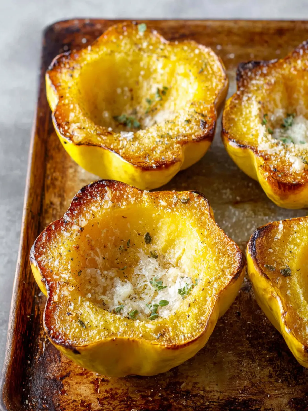 Oven Roasted Acorn Squash Recipe First Image