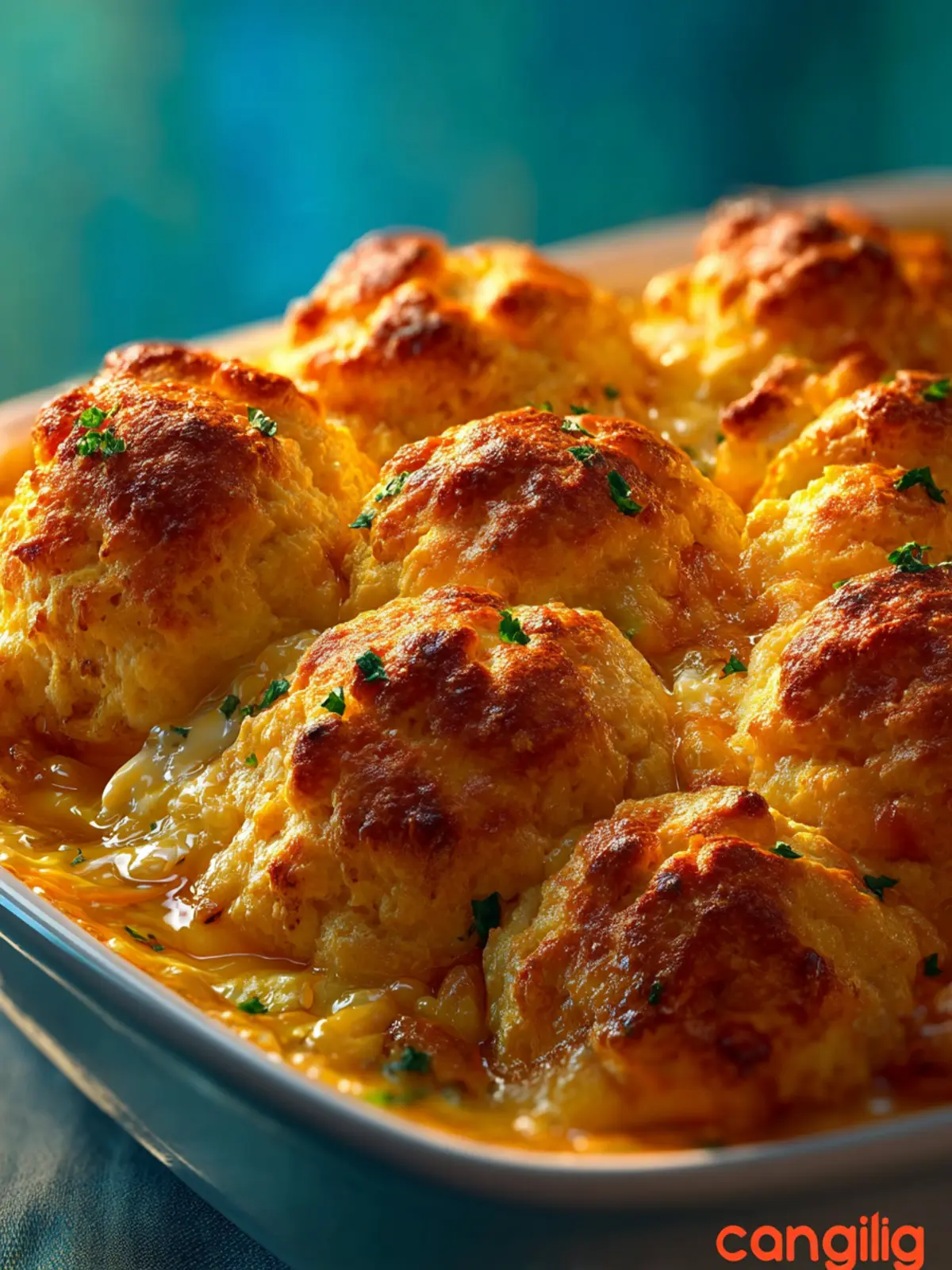 Chicken Bubble Biscuit Bake Casserole First Image