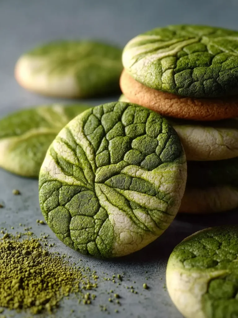 Matcha Latte Cookies First Image