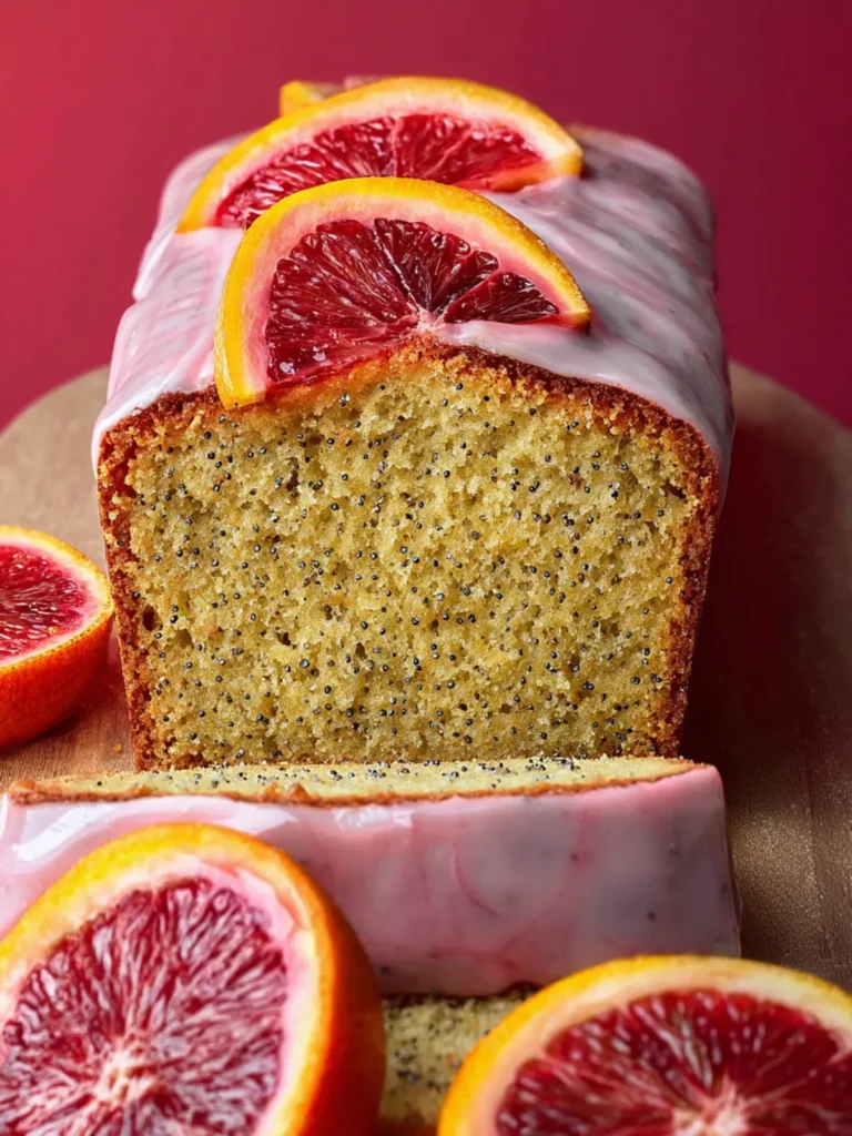 Blood Orange Poppy Seed Cake First Image
