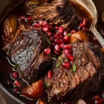 Balsamic Pomegranate Braised Pot Roast First Image