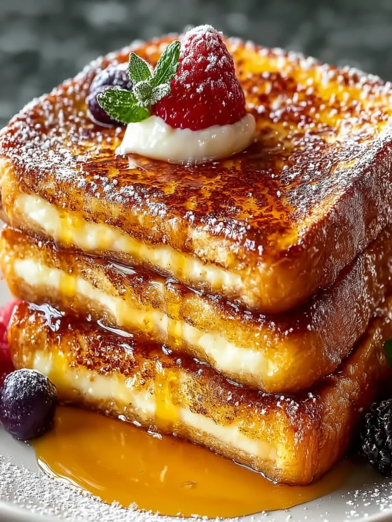 Easy Creme Brulee French Toast Recipe for a Brunch Delight. First Image