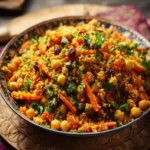 Moroccan-Spiced Chickpea and Carrot Couscous Salad First Image