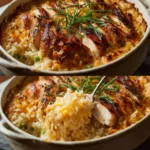 Rotisserie Chicken and Rice Casserole First Image