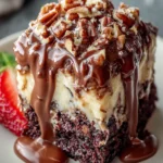 Mouth-Watering German Chocolate Poke Cake – Decadent & Delicious First Image