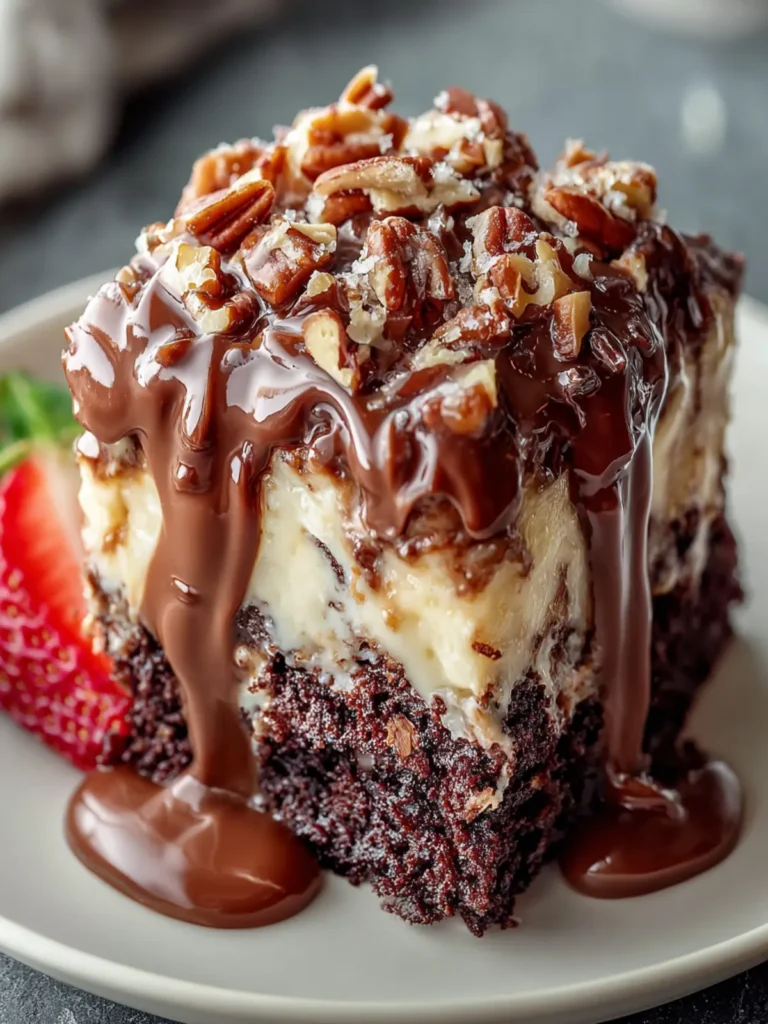 Mouth-Watering German Chocolate Poke Cake – Decadent & Delicious First Image