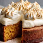 Sweet Potato Cake with Marshmallow Meringue First Image