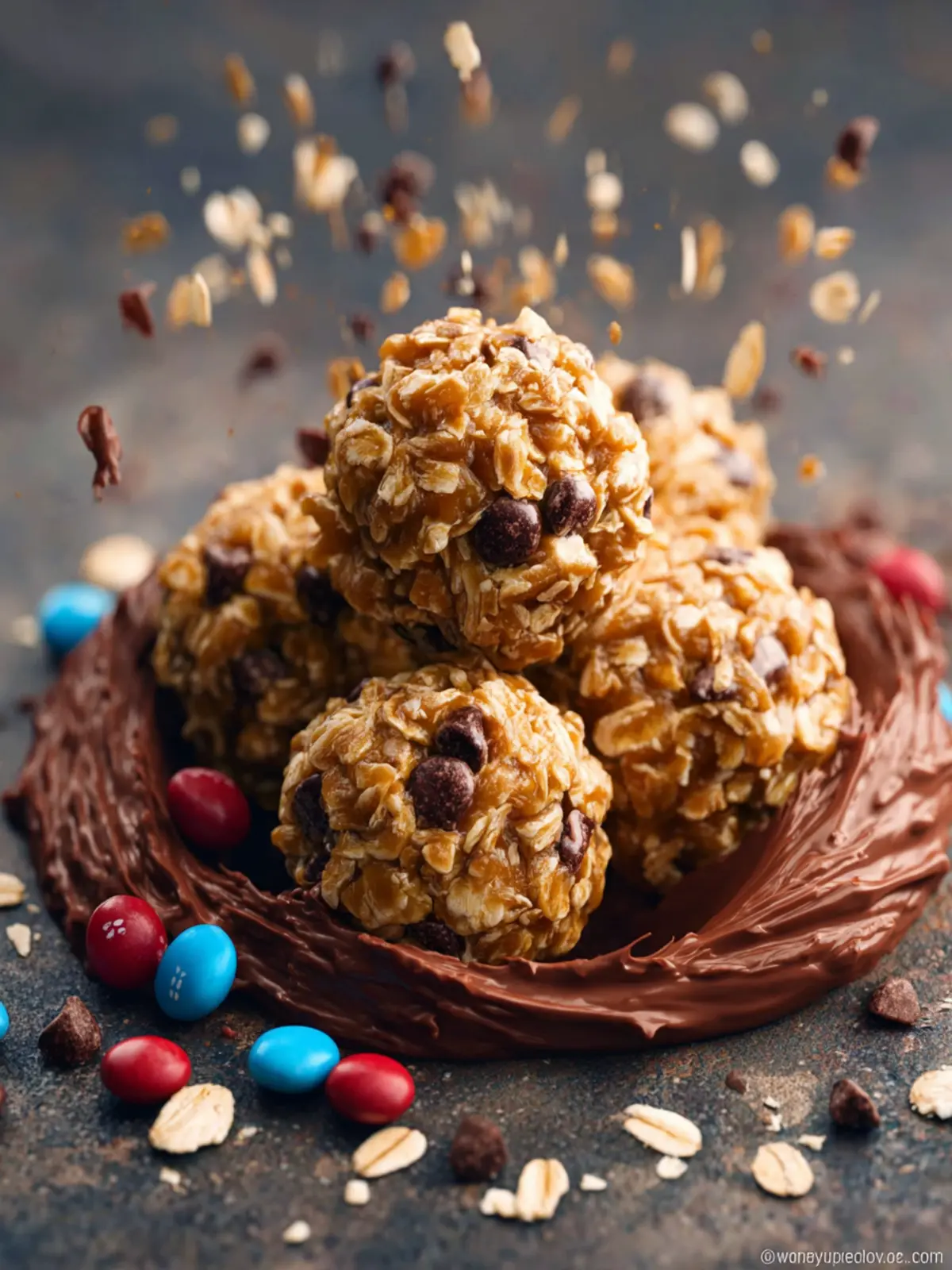 No Bake Powerball Cookies First Image