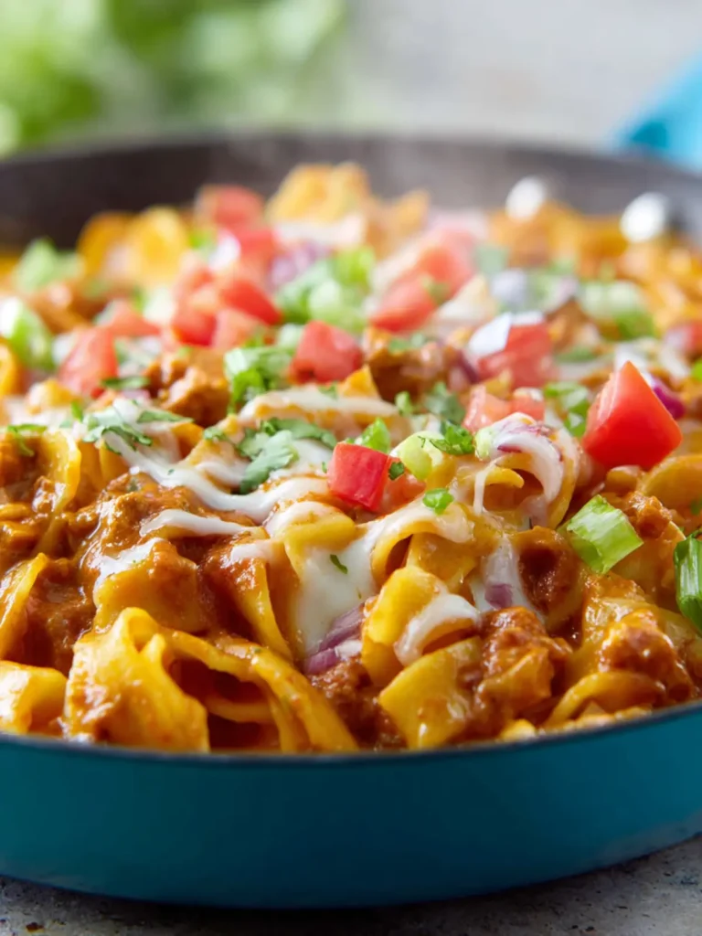 One Pan Enchilada Pasta First Image