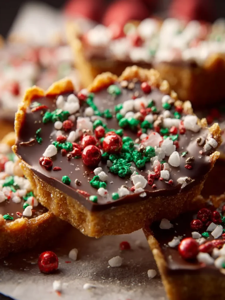 Christmas Crack Cookies First Image