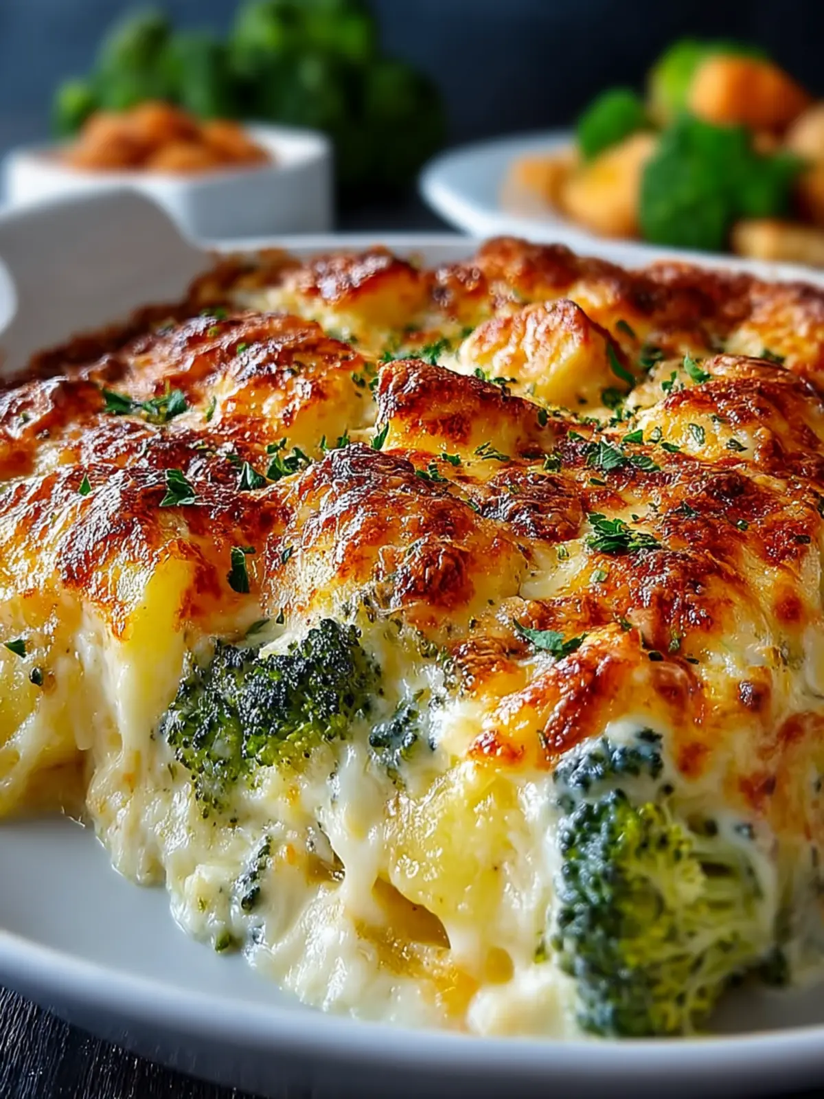 Chicken Potato Broccoli Casserole First Image