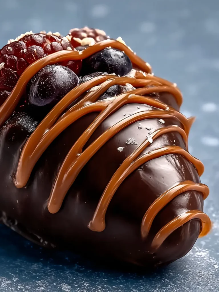 No-Bake Dark Chocolate Stuffed First Image