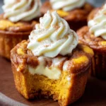 Pumpkin Cheesecake Muffins First Image