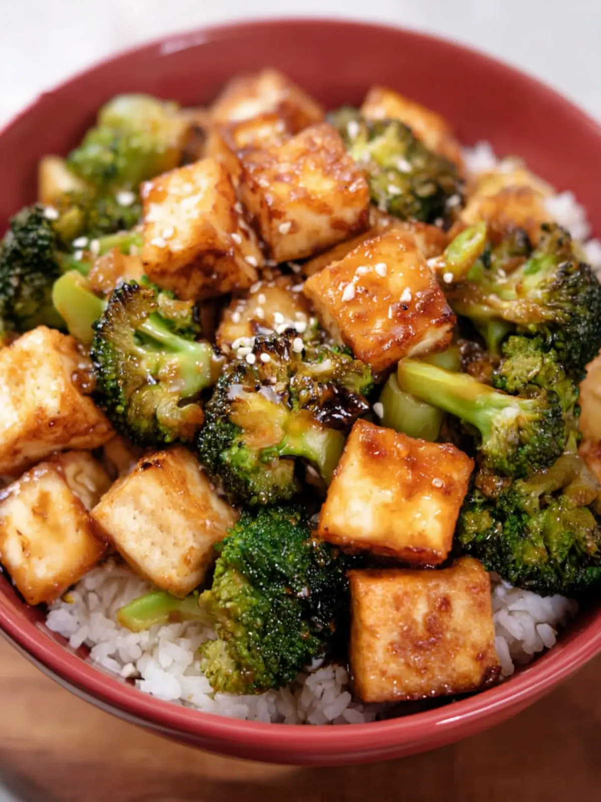 Easy Tofu and Broccoli with Garlic Soy Sauce First Image
