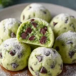 Mint Chocolate Chip Snowball Cookies First Image