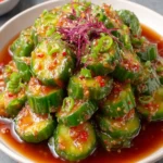 Spicy Asian Cucumber Salad First Image