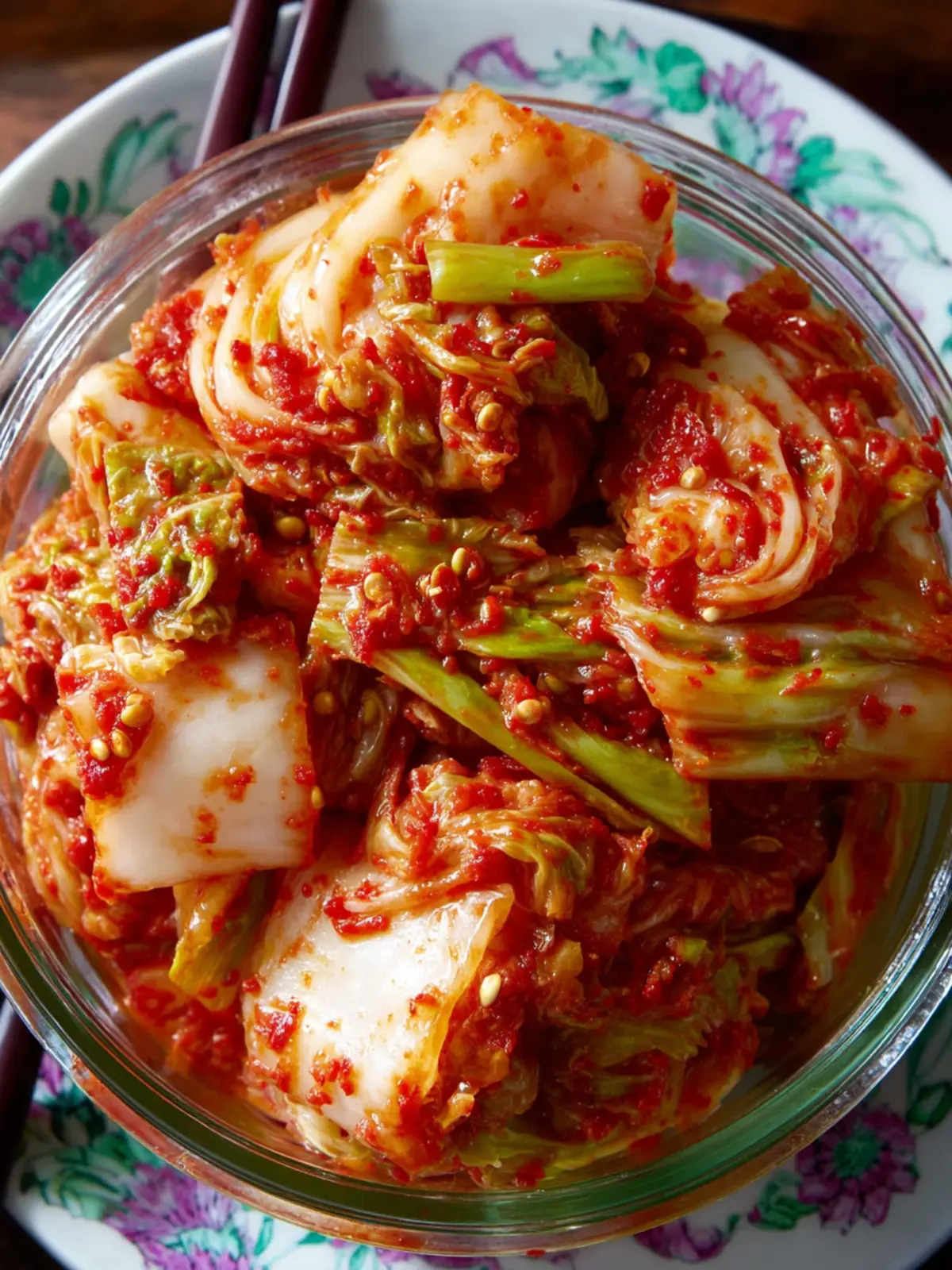 Easy Homemade Korean Fresh Kimchi Recipe (Geotjeori) First Image
