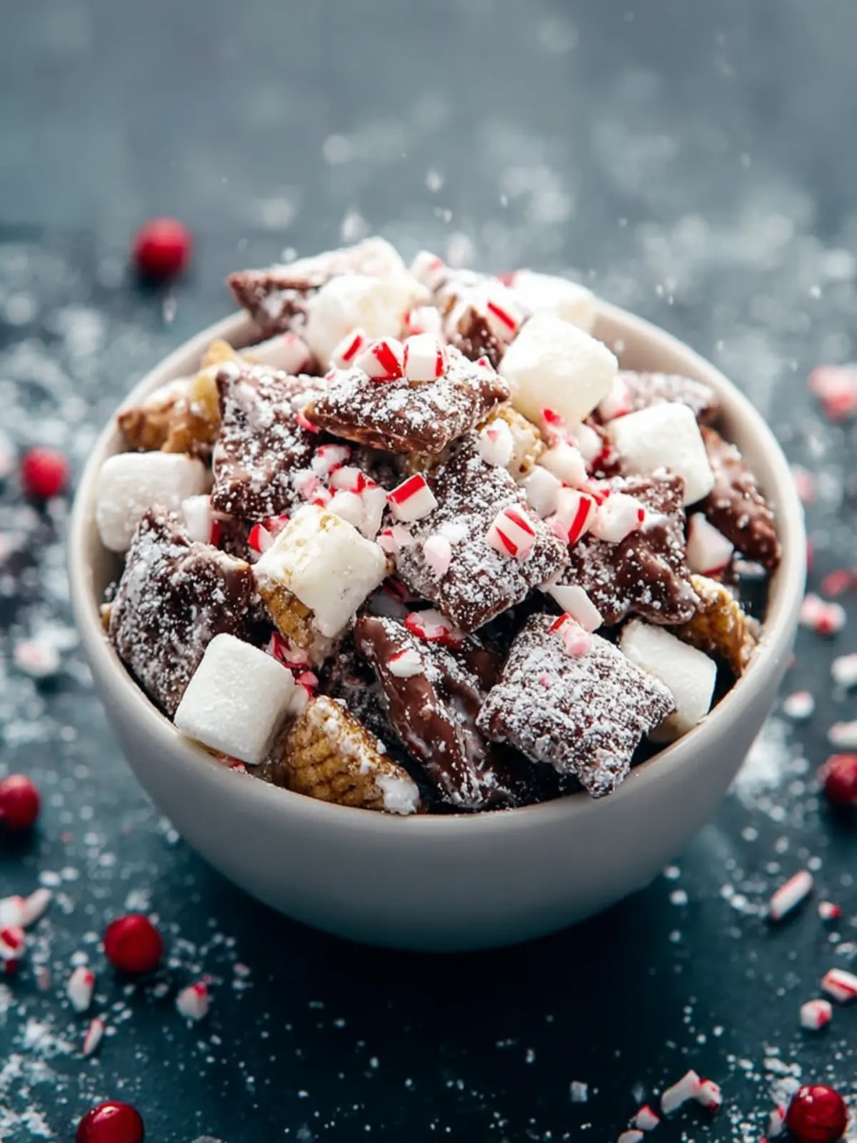 Peppermint Bark Muddy Buddies First Image