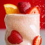 Banana Strawberry Orange Cottage Cheese Smoothie First Image