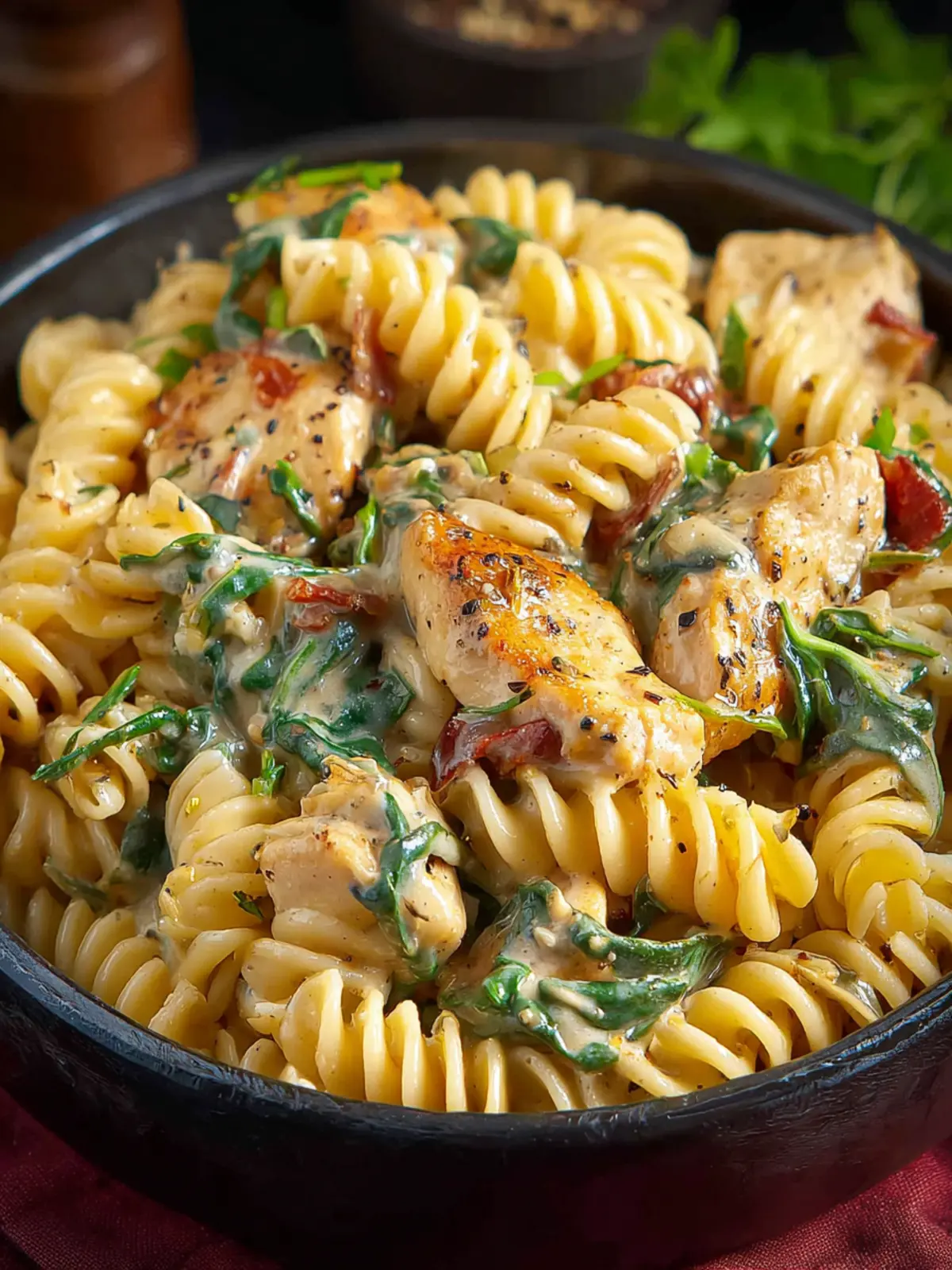Chicken Florentine Pasta Recipe First Image