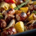 Roasted Italian Sausage & Potato Bake First Image