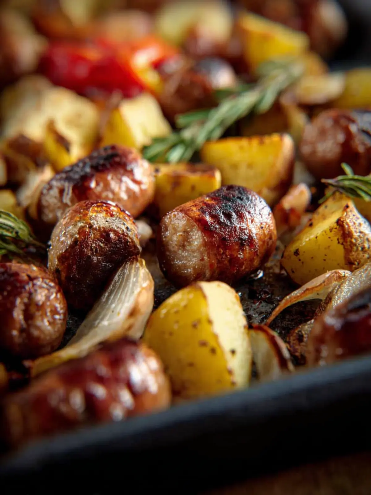 Roasted Italian Sausage & Potato Bake First Image