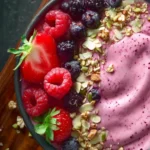 Triple Berry Yogurt Smoothie Bowl First Image