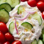 Greek Yogurt Vegetable Dip First Image