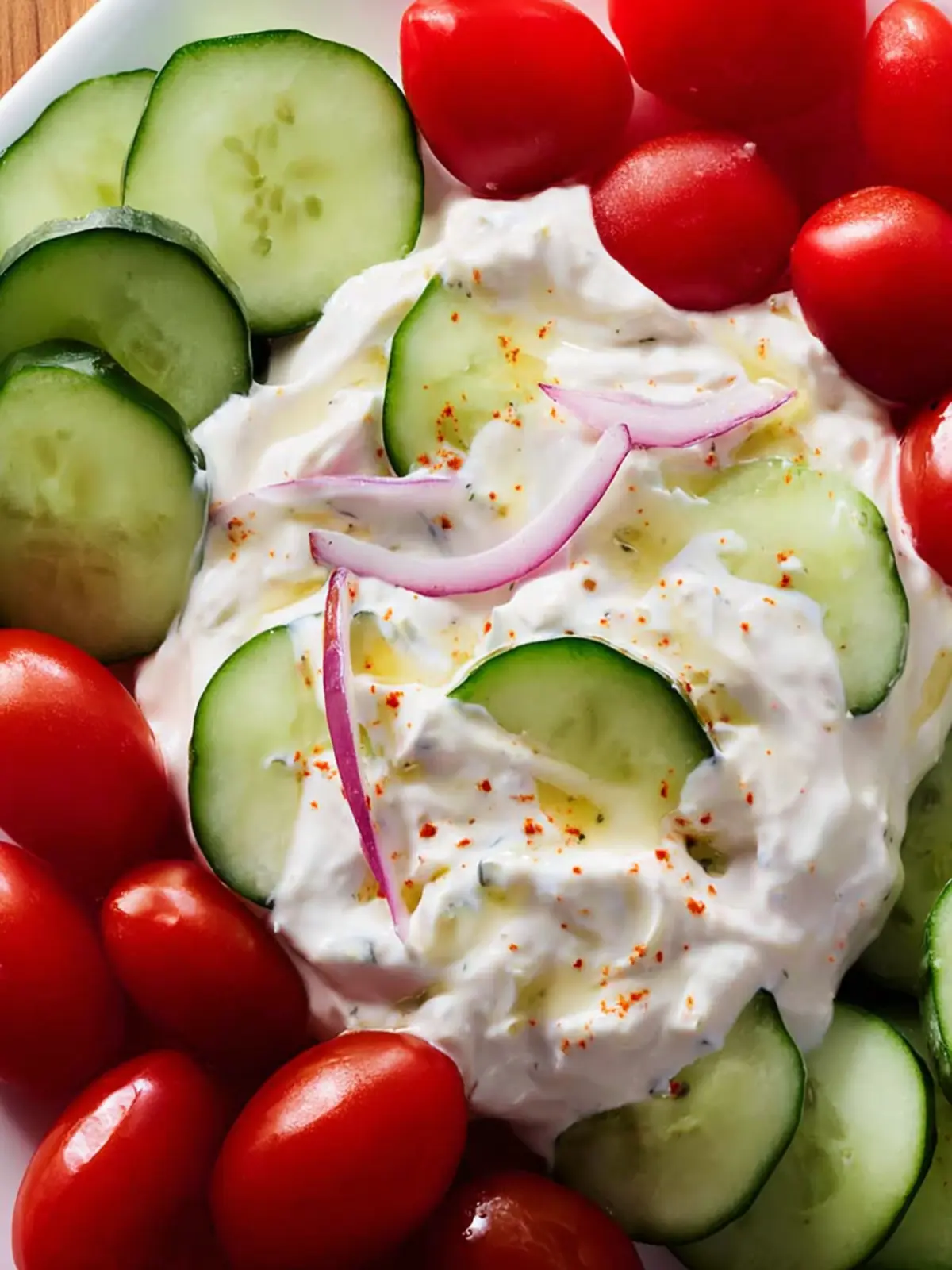 Greek Yogurt Vegetable Dip First Image