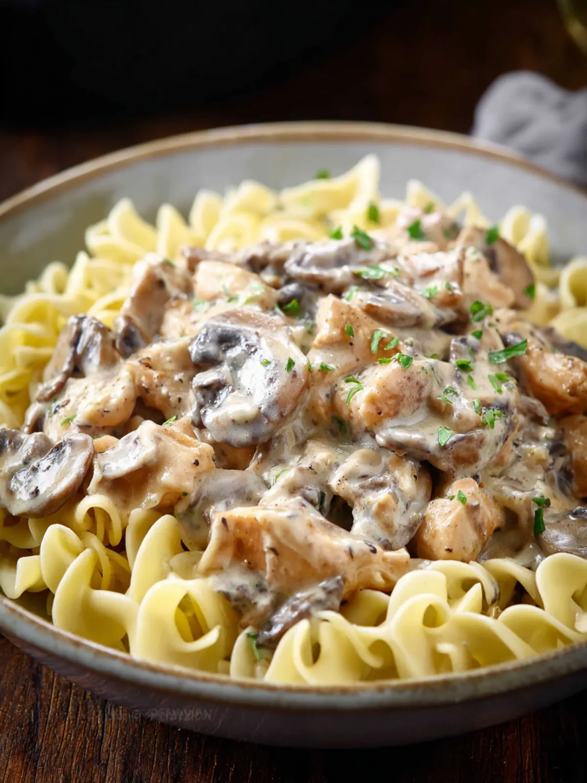 Easy Creamy Chicken Stroganoff First Image