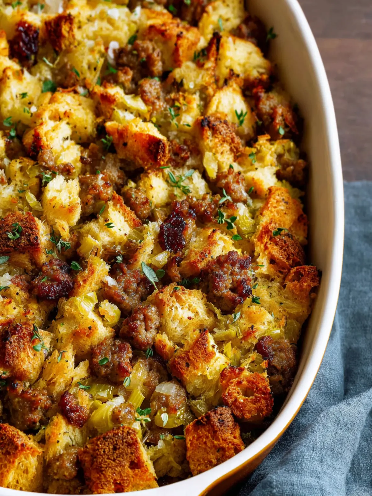 Homemade Sausage Stuffing First Image