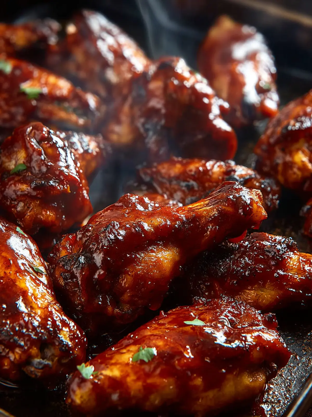 Ultimate Super Bowl Sticky BBQ Chicken Wings Recipe First Image