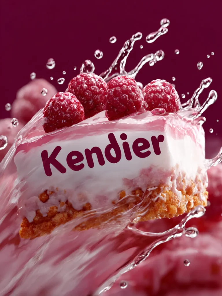 Summer Fruit Raspberry Ice Cream Slice for Ultimate Refreshment First Image