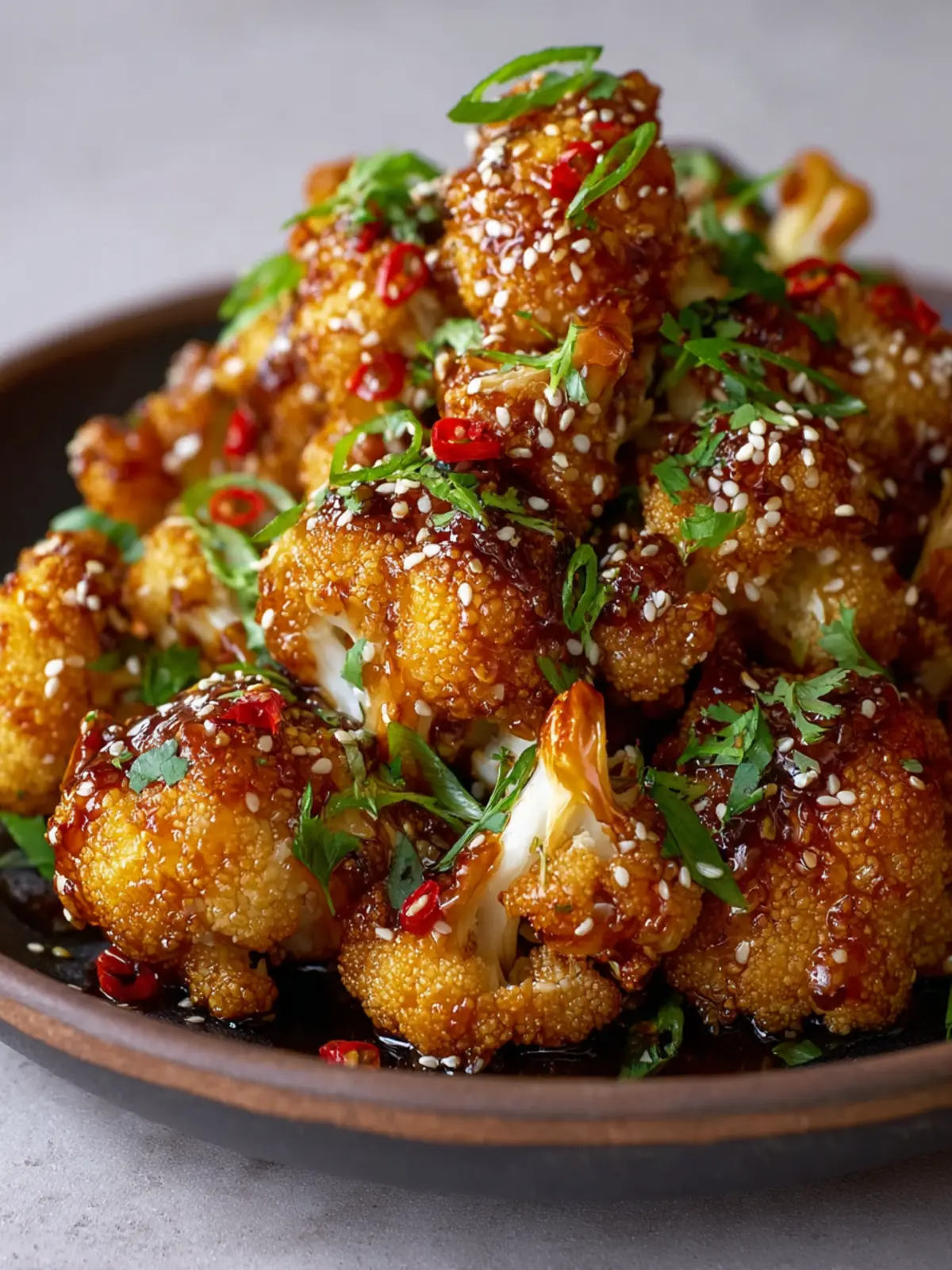 Sticky Sesame Cauliflower – Easy Glutenfree Vegan Friendly Recipe First Image