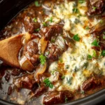 Crock Pot French Onion Beef Tips First Image