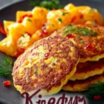 Irresistible Breakfast Platter: Frittata & Dill Cheese Pikelets First Image