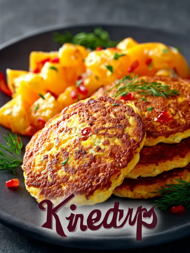 Irresistible Breakfast Platter: Frittata & Dill Cheese Pikelets First Image