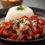 Mushroom Pepper Chicken First Image