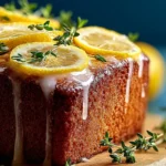 Brown Butter, Lemon and Thyme Drizzle Cake First Image
