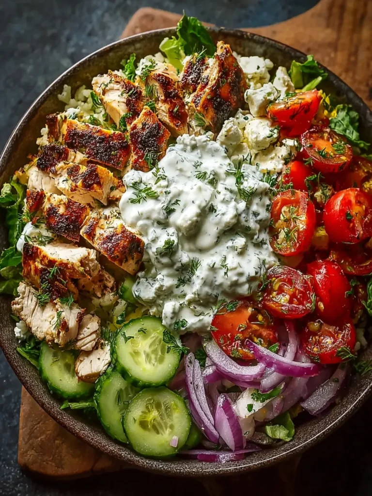 Chicken Tzatziki Bowls First Image