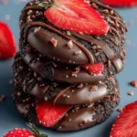 Indulge in Chocolate Covered Strawberry Cookies Delight First Image