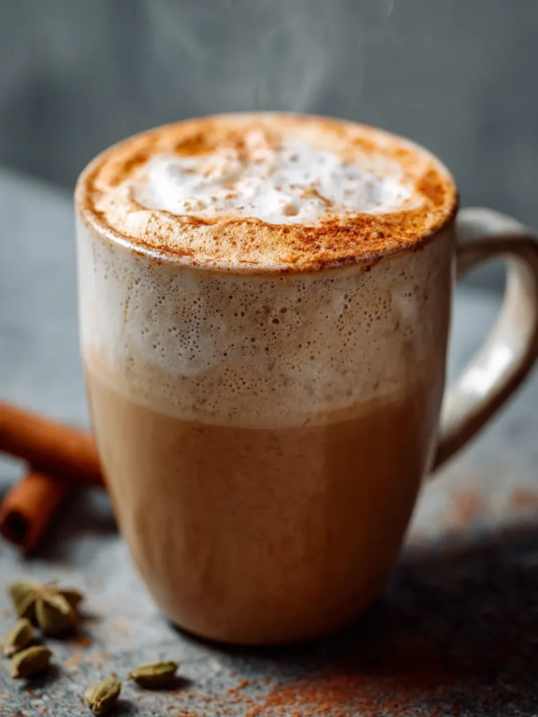 Homemade Chai Tea Latte First Image