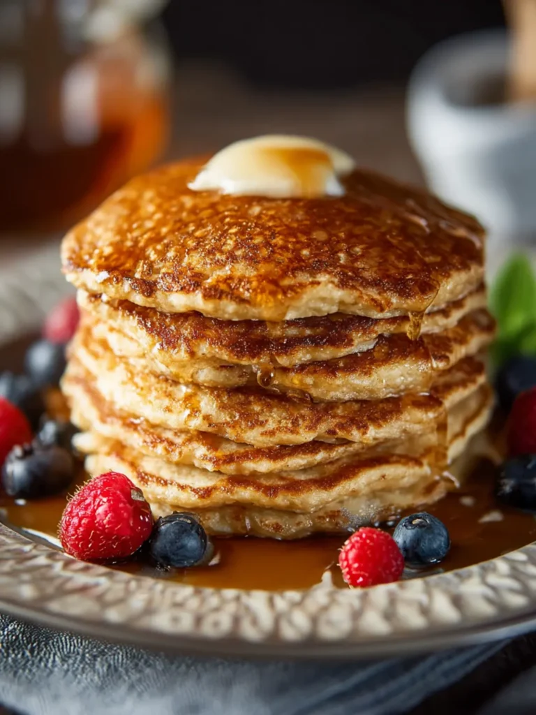 Oatmeal Pancakes Recipe First Image