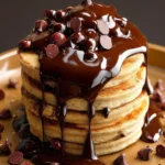 Easy Coffee Pancakes {With Mocha Sauce/Syrup} First Image