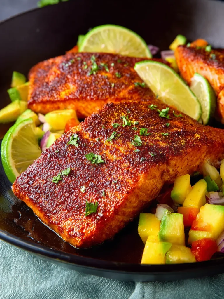Blackened Salmon Recipe First Image